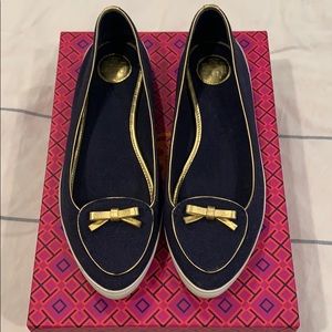 Tory Burch Dakota Ballerina flats in denim